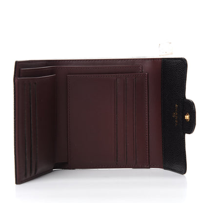Chanel Caviar Quilted Compact Flap Wallet Black 5 of 10