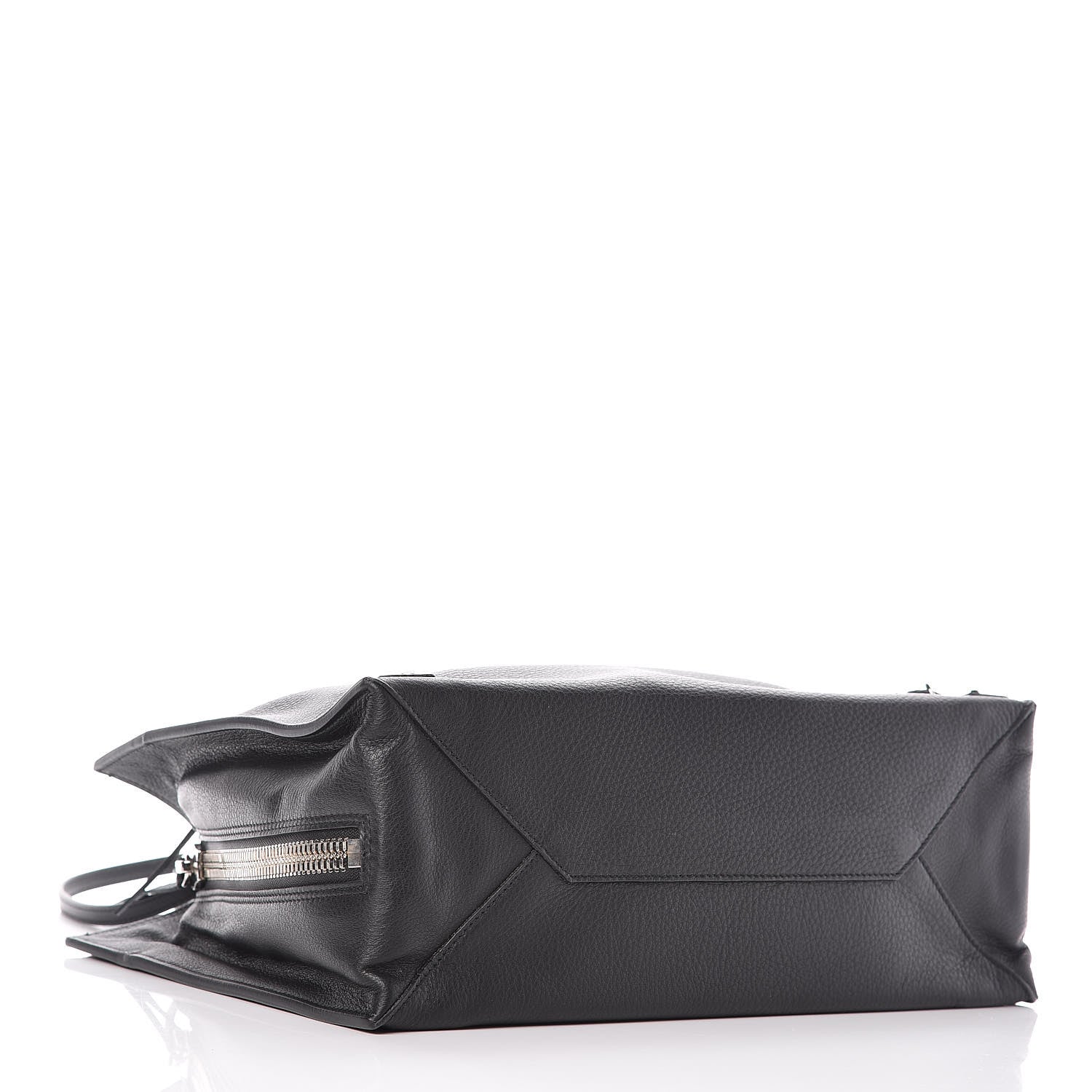 Balenciaga Veau Papier B4 Zip Around Tote Black 4 of 9