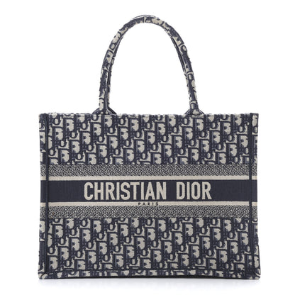 Christian Dior Oblique Medium Book Tote Blue Multicolor 1 of 10