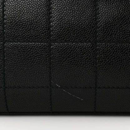 Chanel Caviar Stitched Chocolate Bar Shopping Black 18 of 21