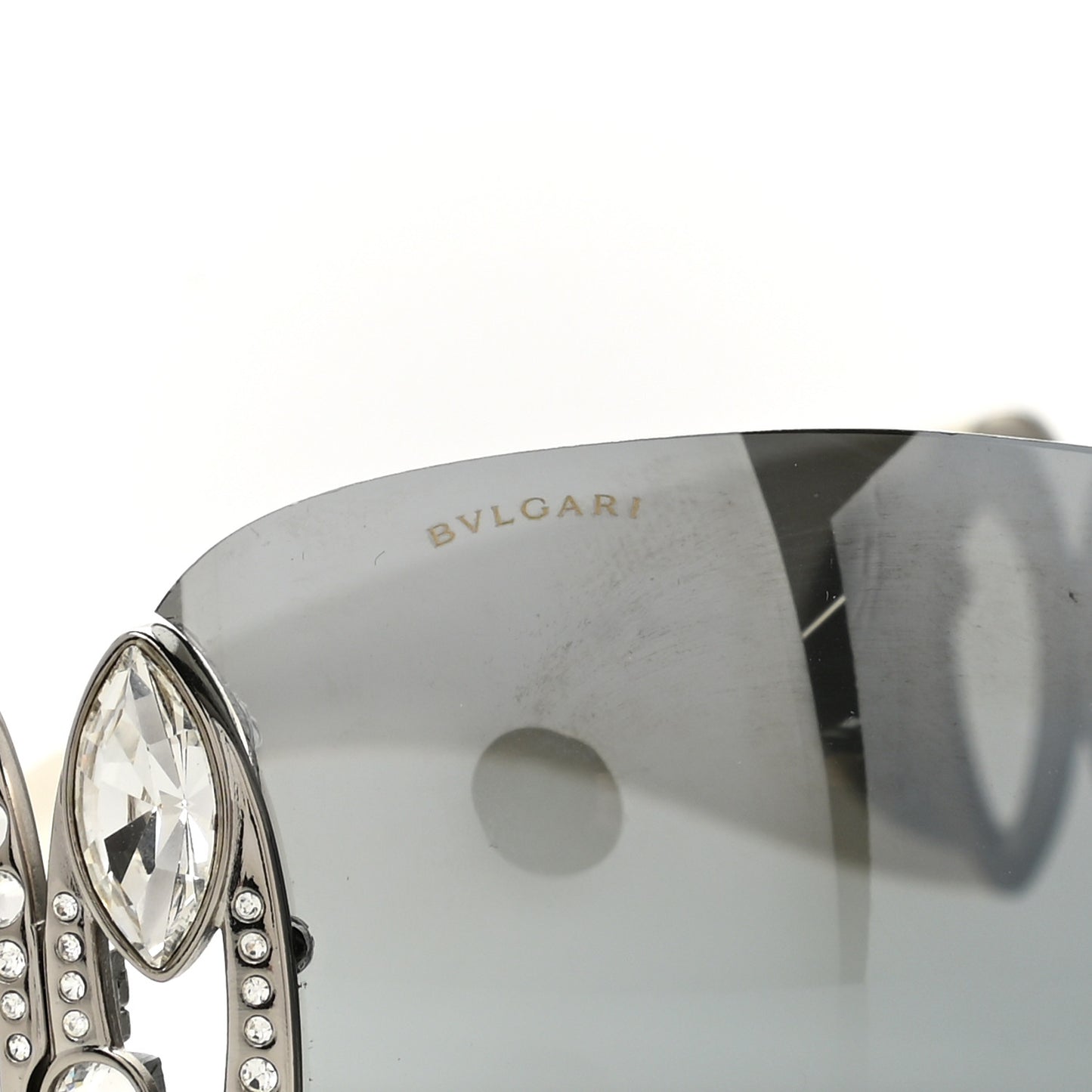BVLGARI Crystal Sunglasses 6017-B Grey White