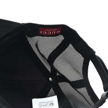 Gucci GG Supreme Monogram Baseball Hat M 58 Black 7 of 11