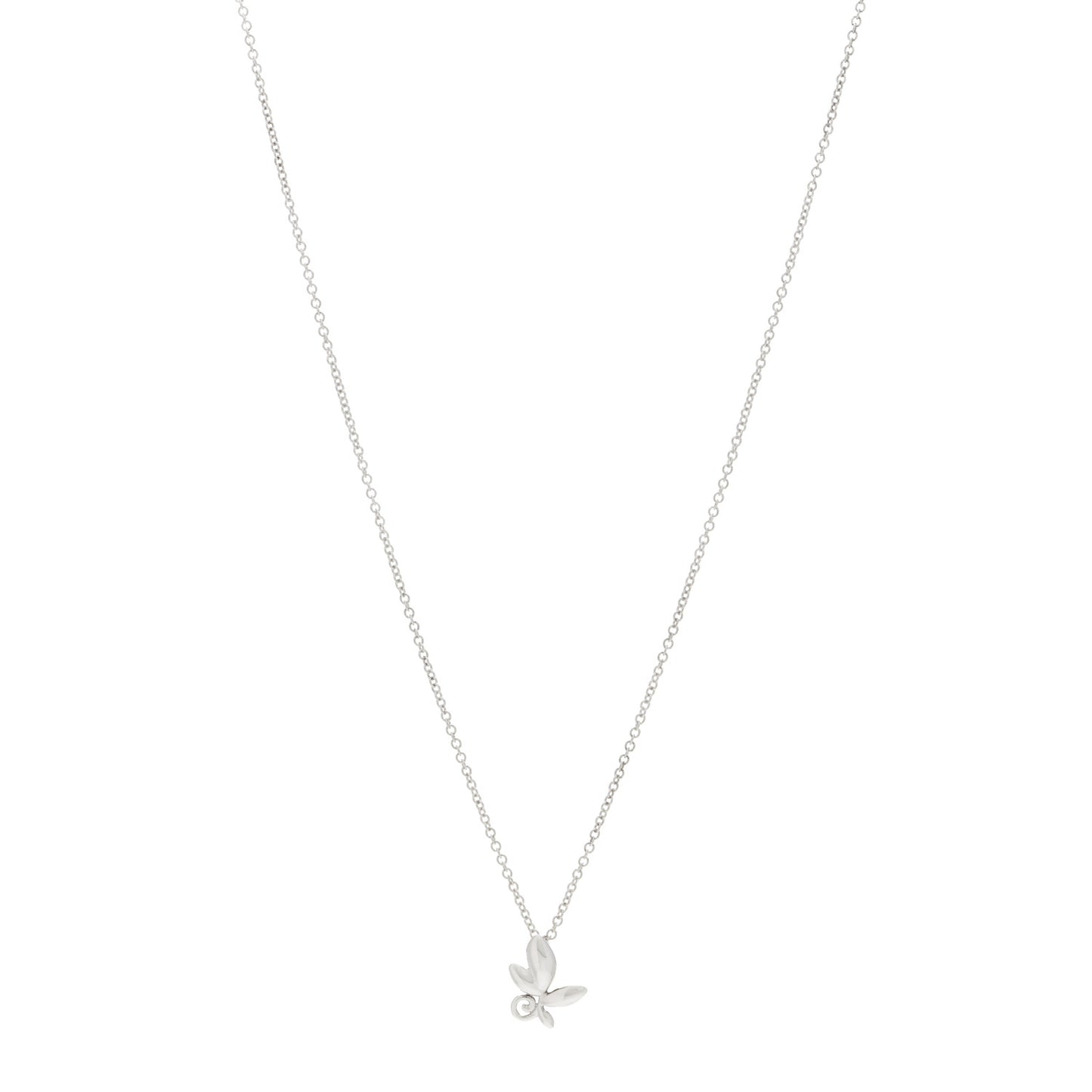 Sterling Silver Paloma Picasso Olive Leaf Pendant Necklace