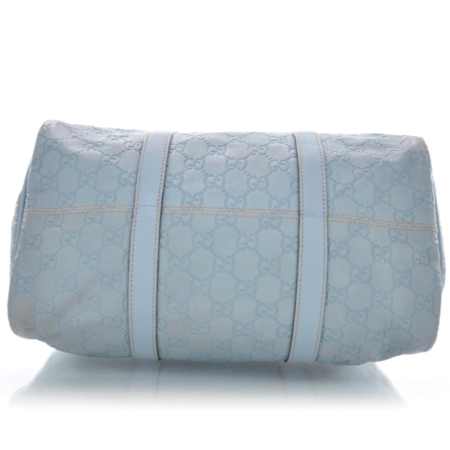Gucci Guccissima Medium Joy Boston Light Blue 6 of 10