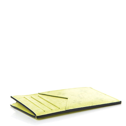 Louis Vuitton Monogram Taiga Coin Card Holder Yellow 4 of 8