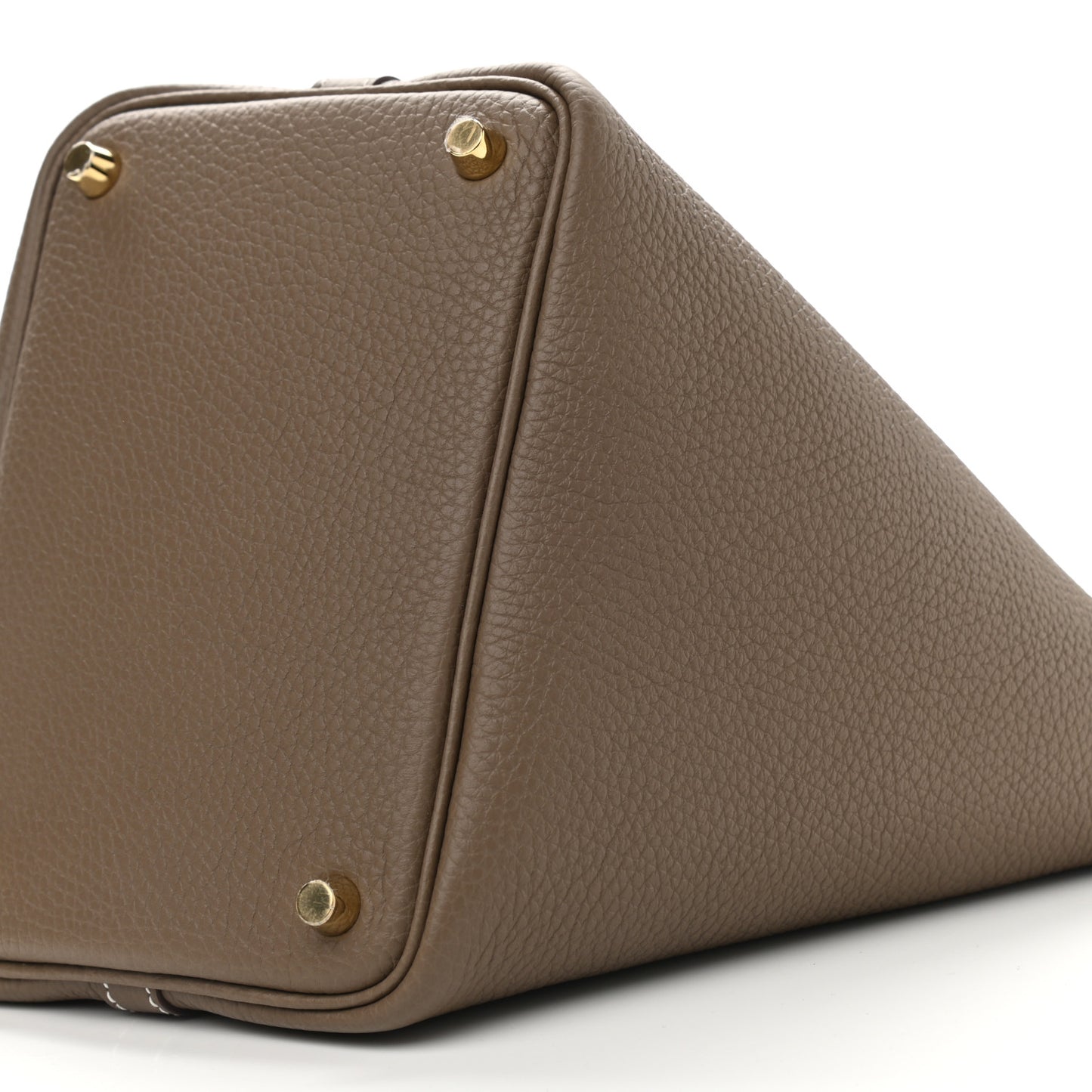 Taurillon Clemence Picotin Lock 18 PM Etoupe