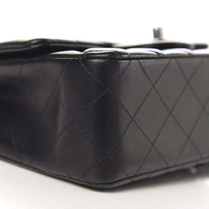 Chanel Lambskin Quilted Mini Rectangular Flap Black 9 of 12