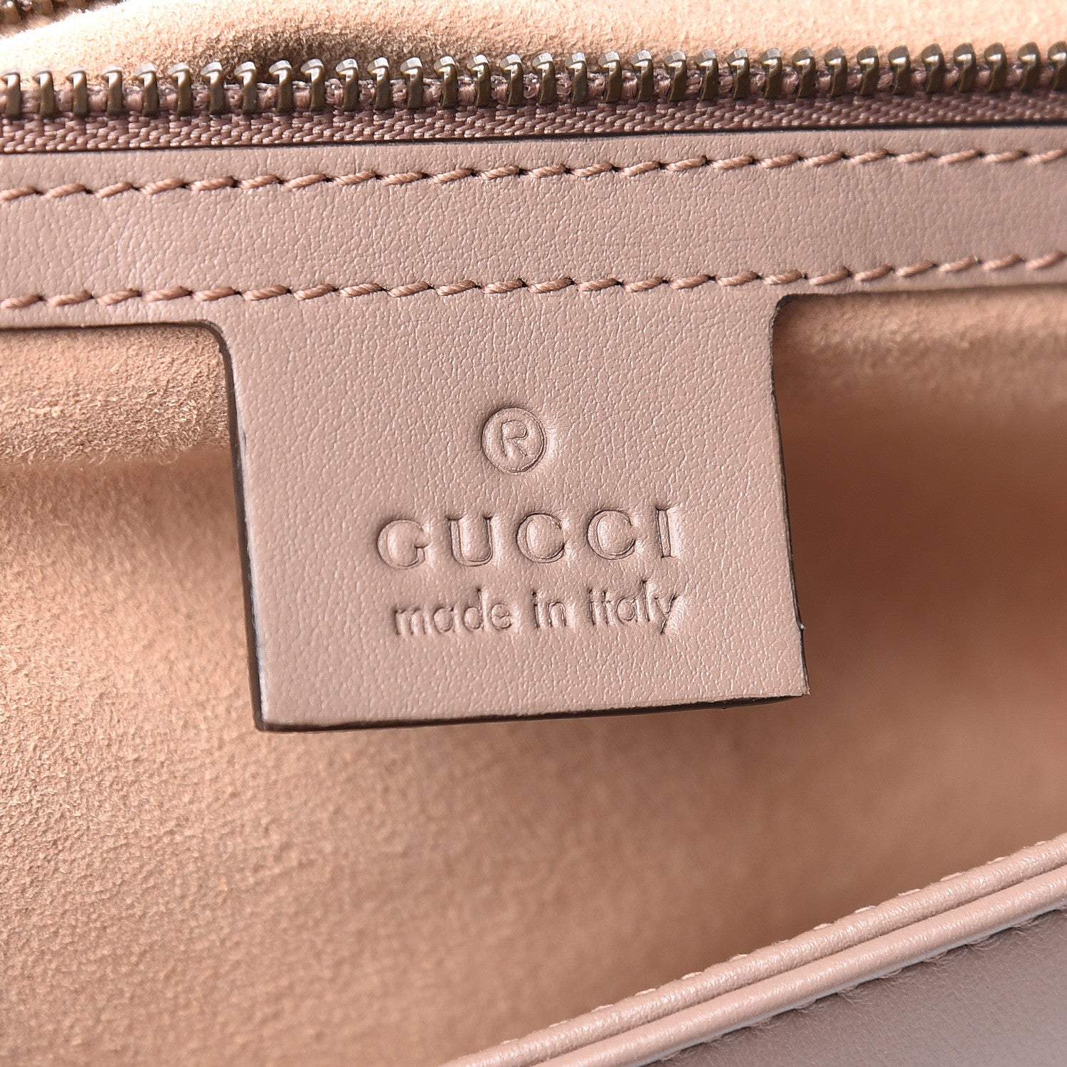 Gucci Calfskin Matelasse Small GG Marmont Shoulder Bag Porcelain Rose 7 of 11