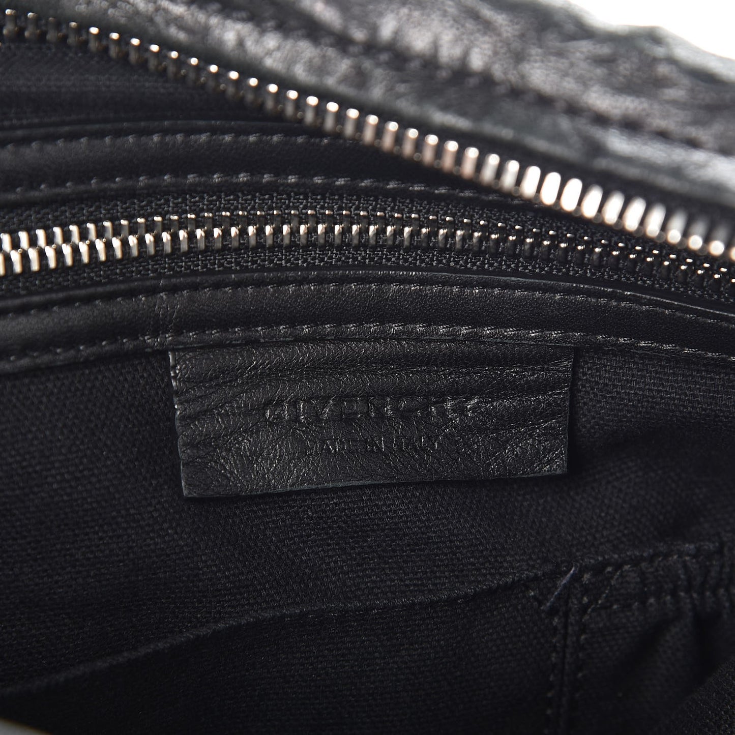 Tumbled Sheepskin Large Pandora Bag Black