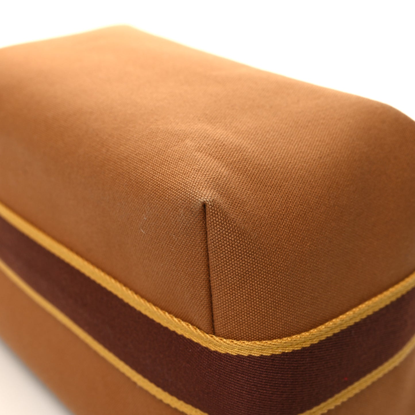 Canvas Large Bride-A-Brac Pouch Ocre