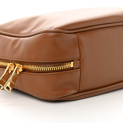 Miu Miu Soft Calf Softy Large Beau Top Handle Bag Cognac 8 of 9
