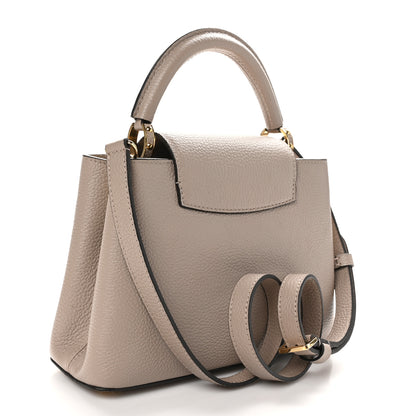 Louis Vuitton Taurillon Capucines BB Galet 3 of 9