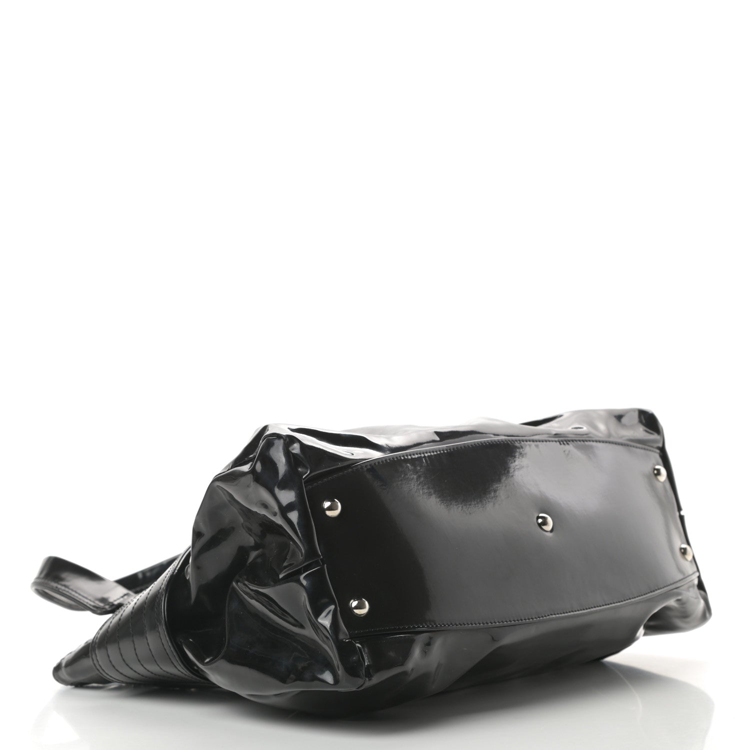 Versace Patent Medusa Tote Black 4 of 12