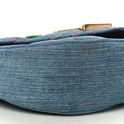 Louis Vuitton Denim New Wave Chain MM Blue 8 of 13