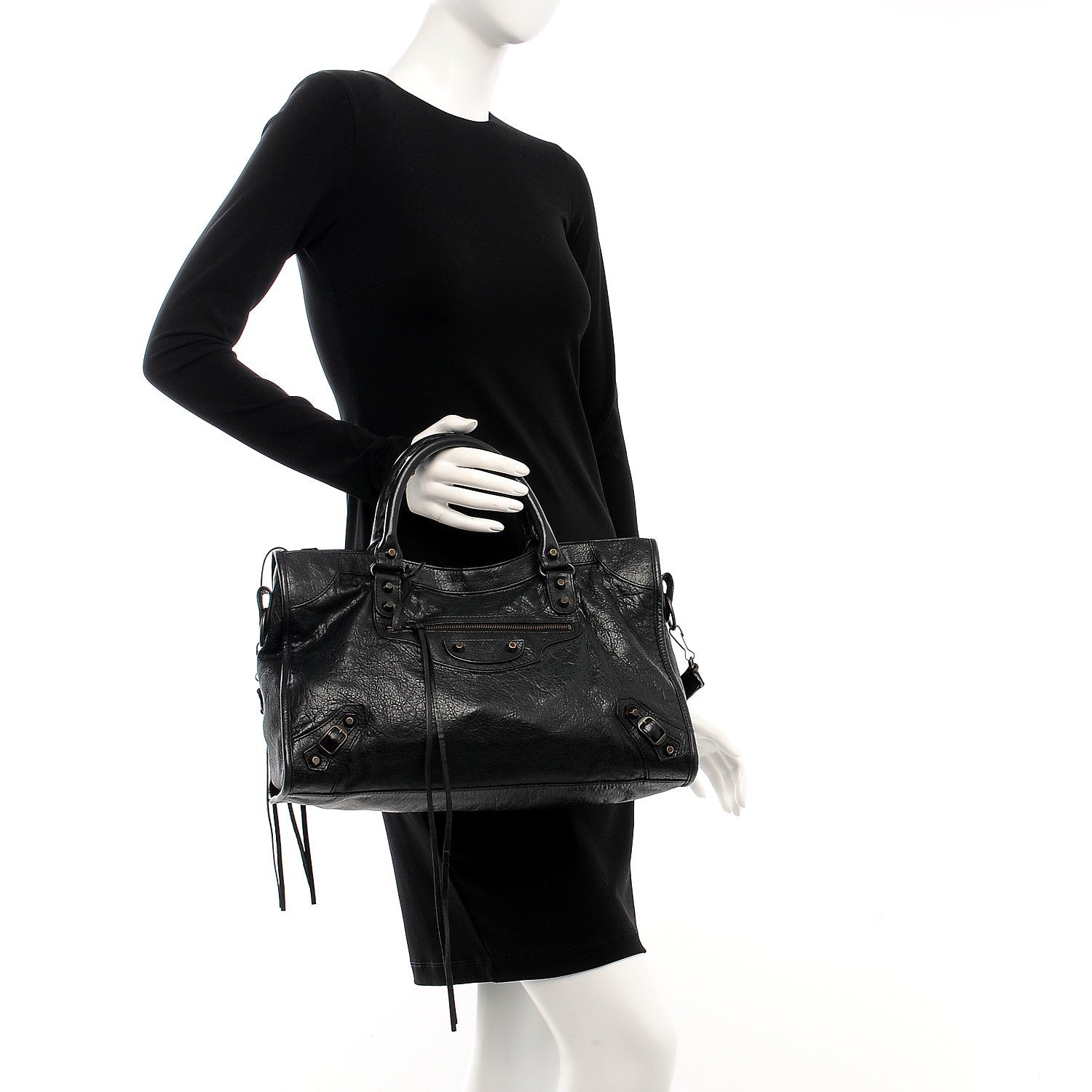 Balenciaga Agneau Classic Hardware City Black 2 of 9