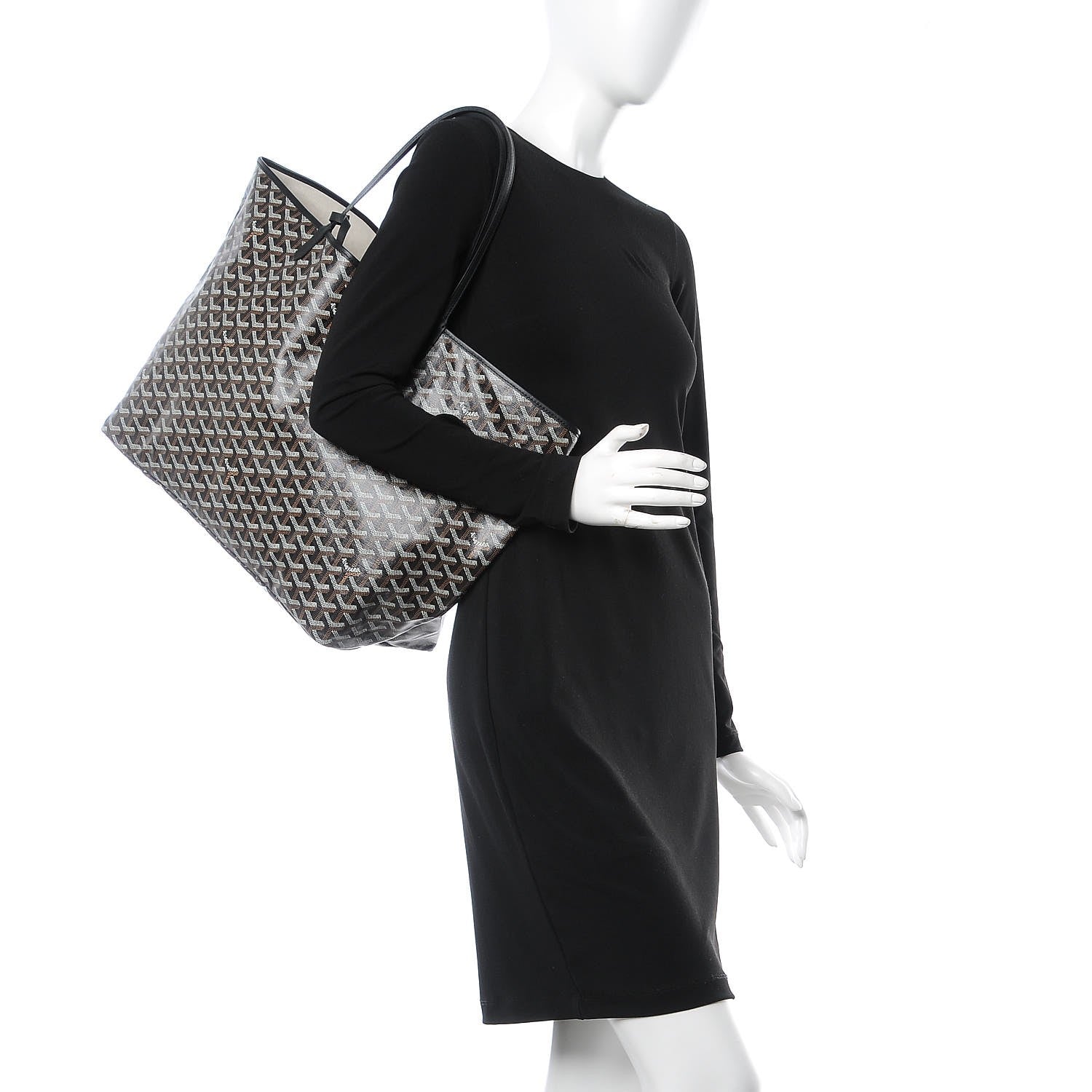 Goyard Goyardine Saint Louis GM Black 2 of 9