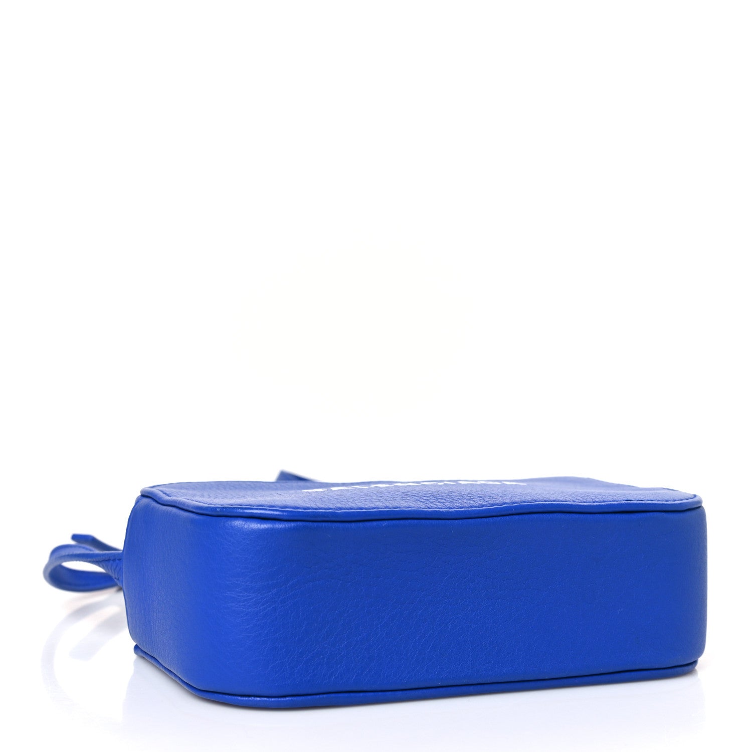 Balenciaga Smooth Calfskin Logo XS Everyday Camera Bag Bleu Prim White 4 of 10