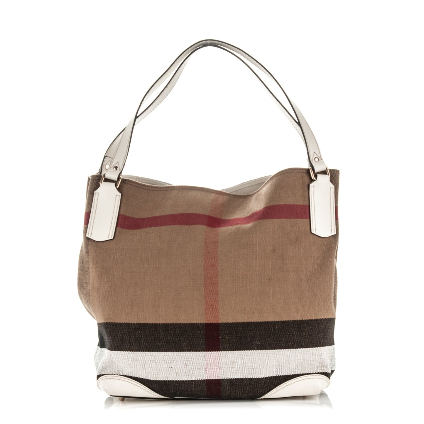 Canvas Mega Check Medium Maidstone White