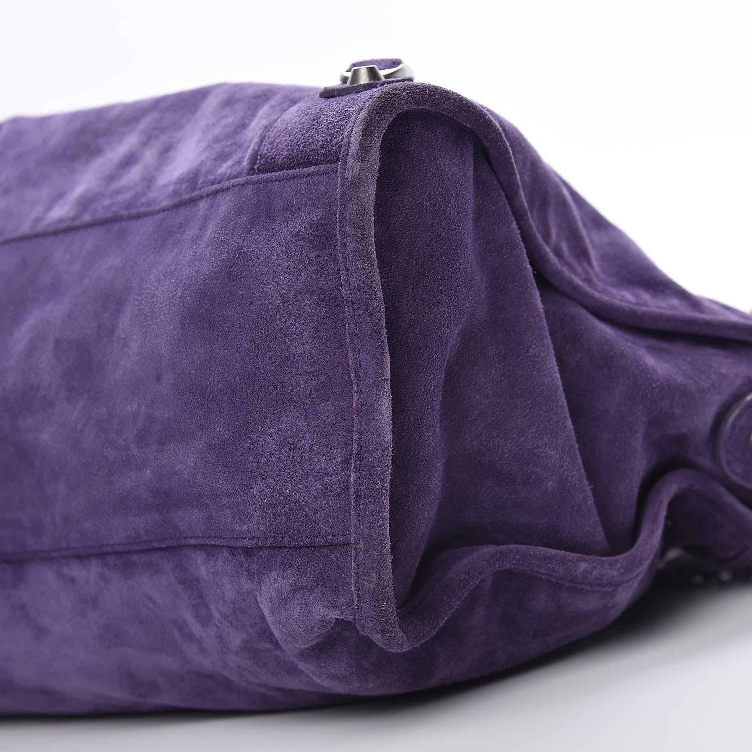 Balenciaga Baby Daim Suede Classic Silver Hardware City Purple 9 of 11