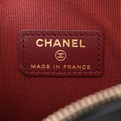 Chanel Lambskin Quilted CC In Love Heart Clutch With Chain Black 6 of 11