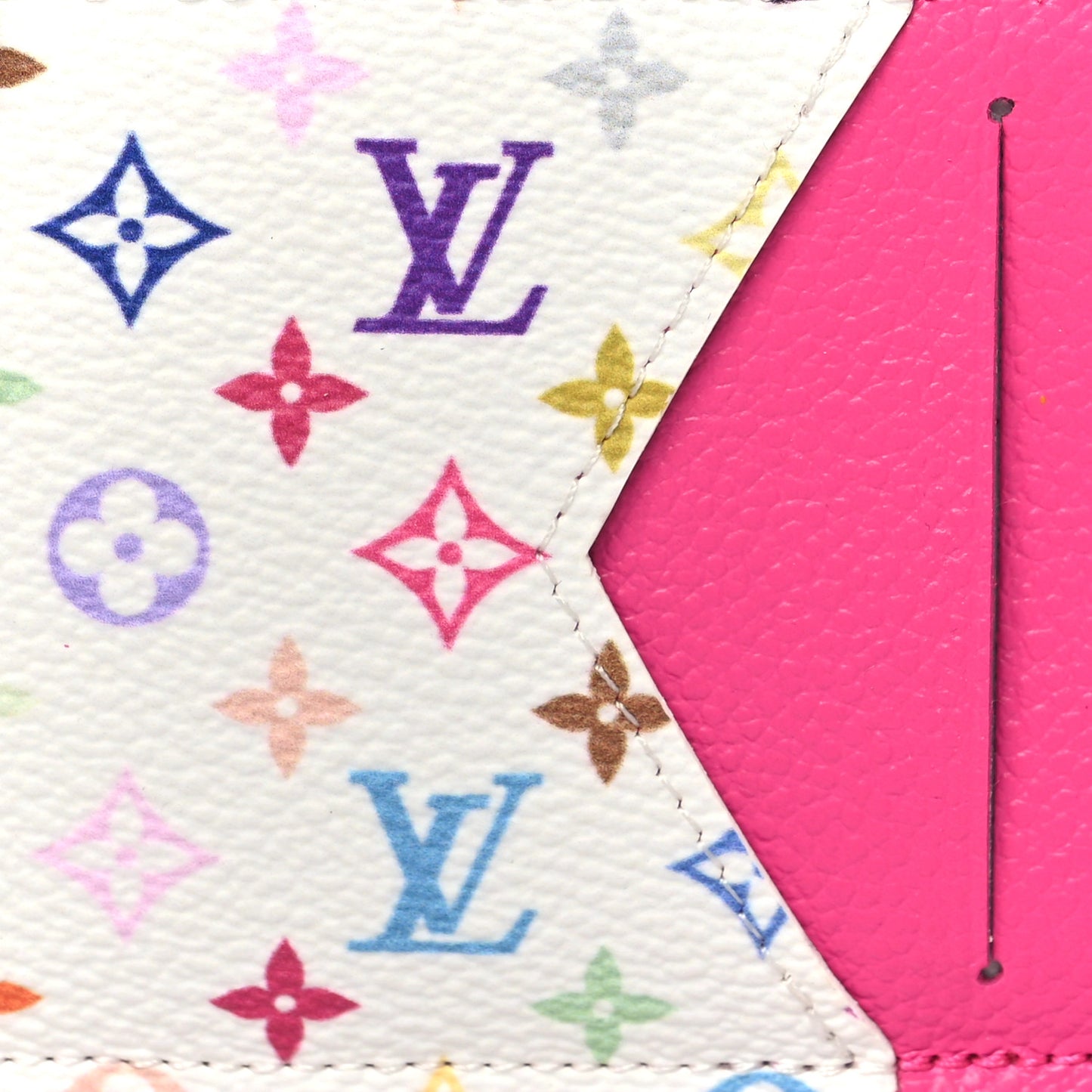 LV X TM Monogram Romy Card Holder Kawaii Pink