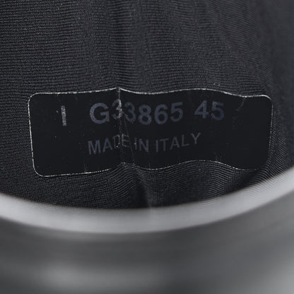 Chanel Calfskin Patent Lambskin Mens CC High Top Sneakers 45 White Yellow Navy Black 8 of 9