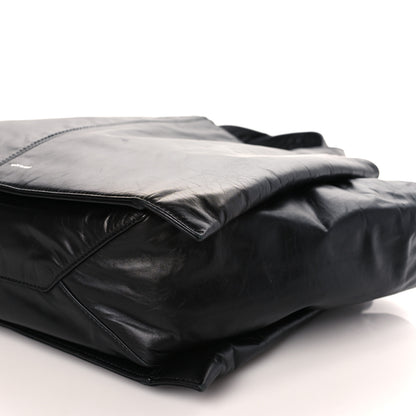 Celine Paperweight Calfskin Medium Tri-Fold Bag Black 9 of 9