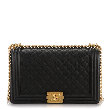 Chanel Caviar Quilted New Medium Boy Flap Black 1 of 7