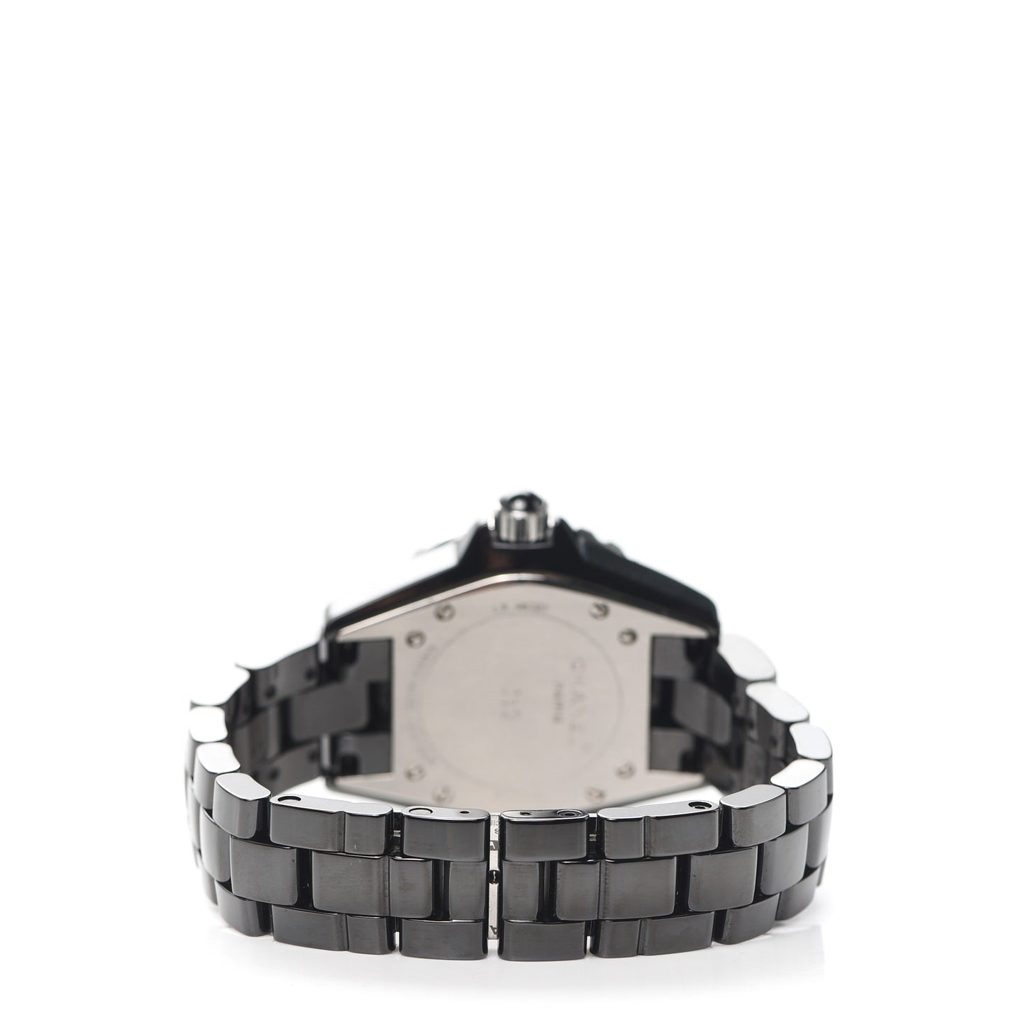Stainless Steel Ceramic Ruby 33mm J12 Quartz Watch Black