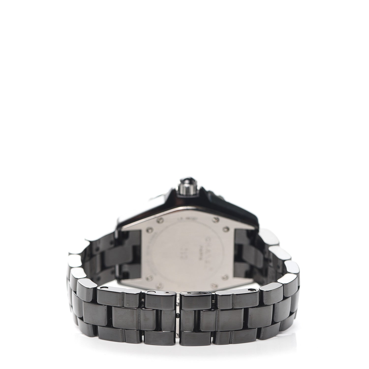 Chanel Stainless Steel Ceramic Ruby 33mm J12 Quartz Watch Black 3 of 6