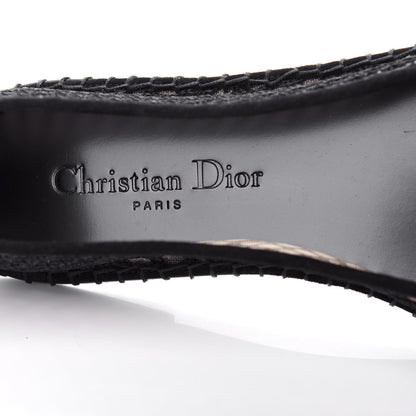 Christian Dior Suede Resille Nicely-D Ballet Flat 37 Black 8 of 10