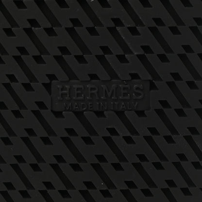 Hermes Calfskin Mens Chypre Sandals 43 Black 6 of 8