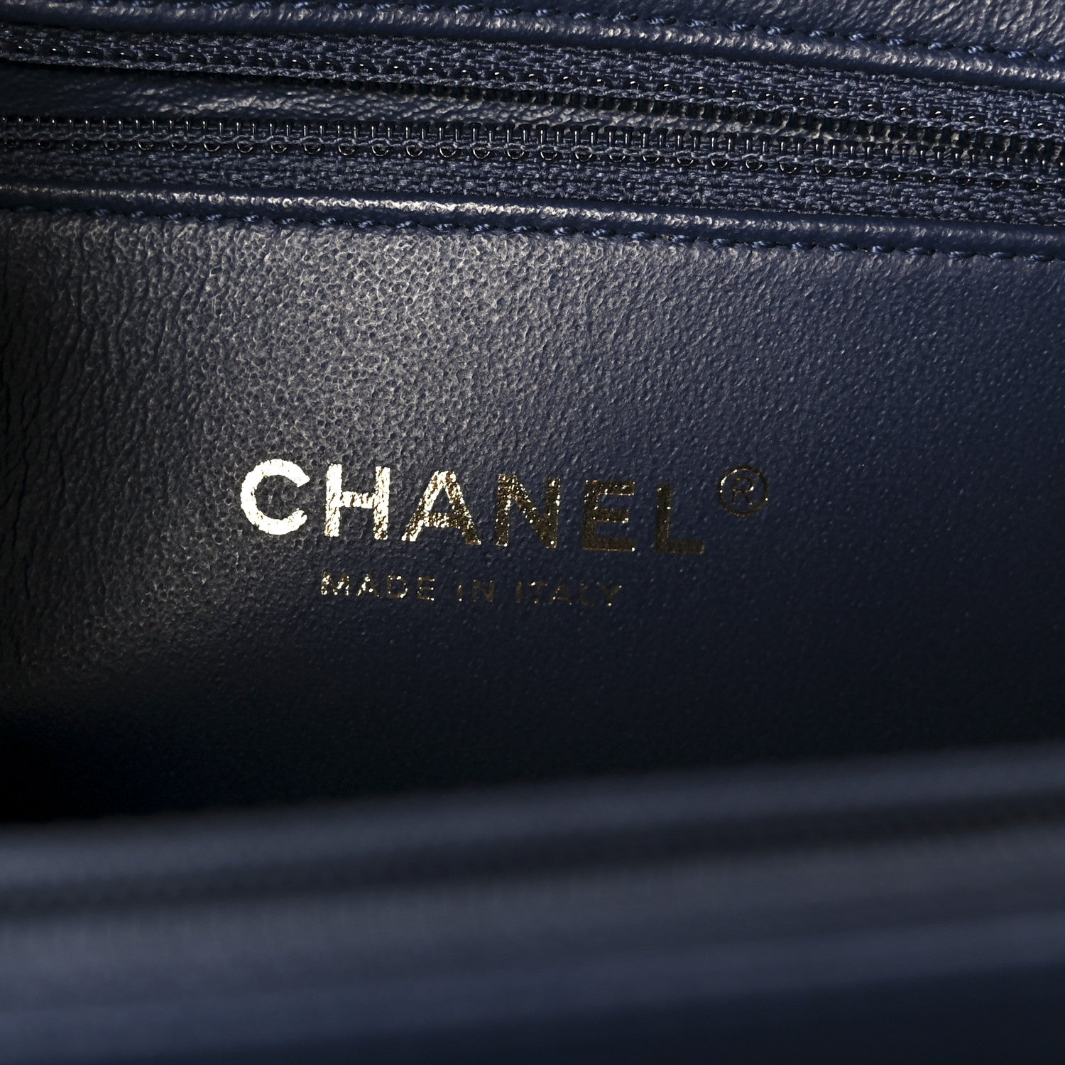 Chanel Tweed Snakeskin Quilted Medium CC Filigree Vanity Case Dark Navy 6 of 10