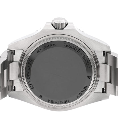 Rolex Stainless Steel 44mm Oyster Perpetual Date Sea-Dweller Deepsea Watch Intense Black 136660 4 of 4