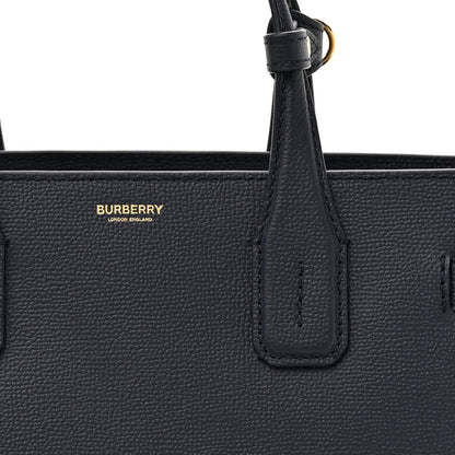 Burberry Grainy Calfskin House Check Medium Banner Tote Regency Blue 7 of 10