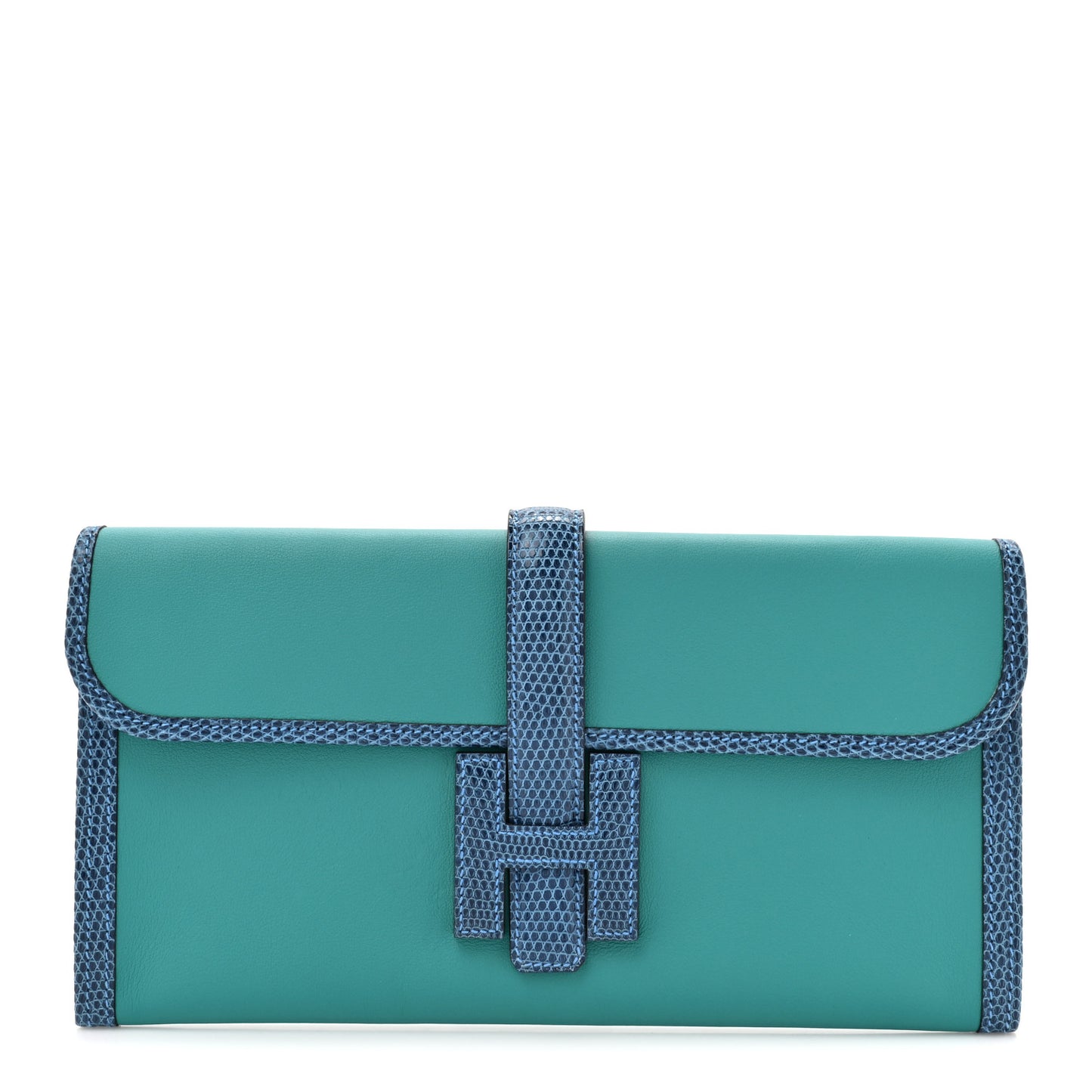 Swift Lizard Jige Elan Touch 29 Clutch Bleu Paon Mykonos