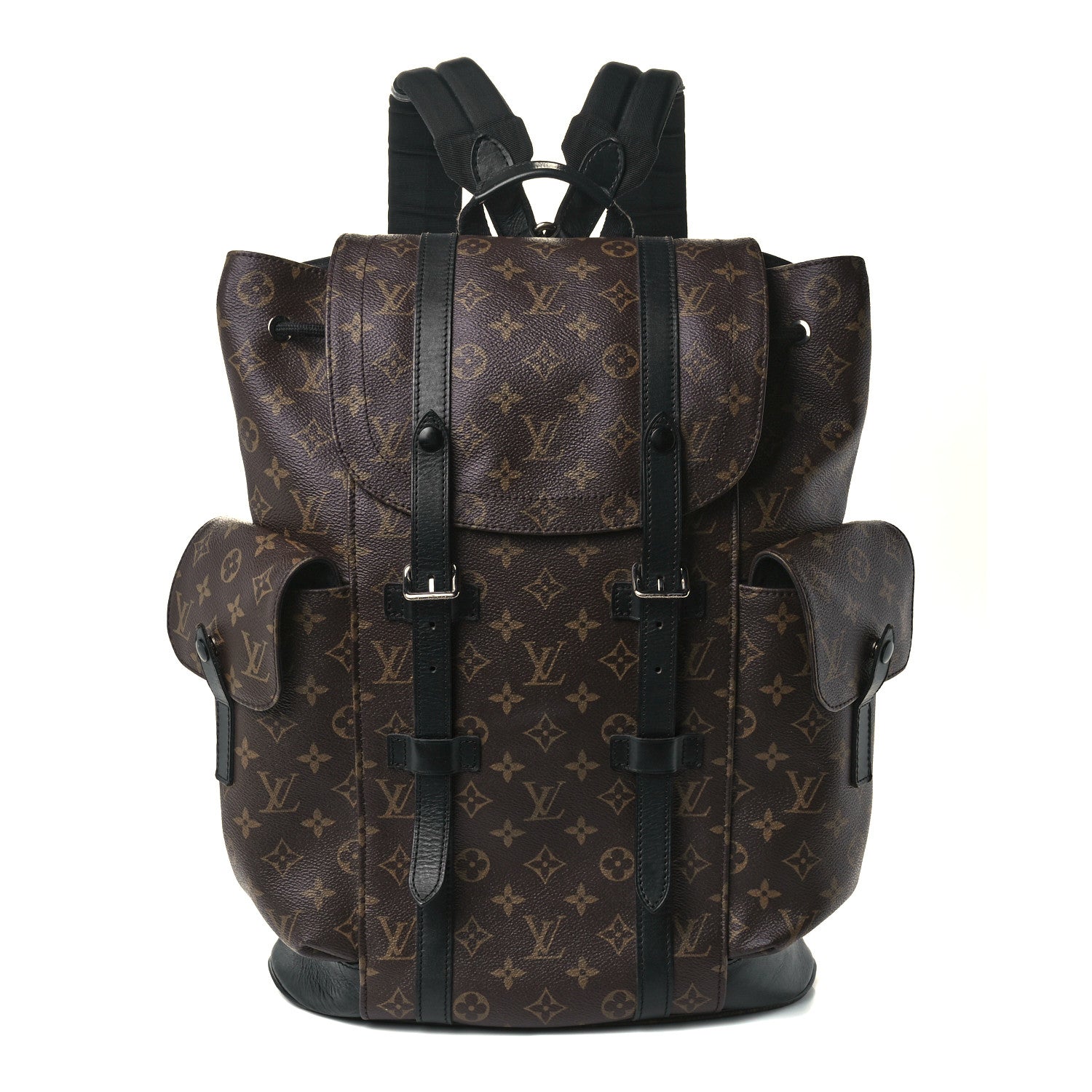 Louis Vuitton Monogram Macassar Christopher PM Backpack 2 of 15