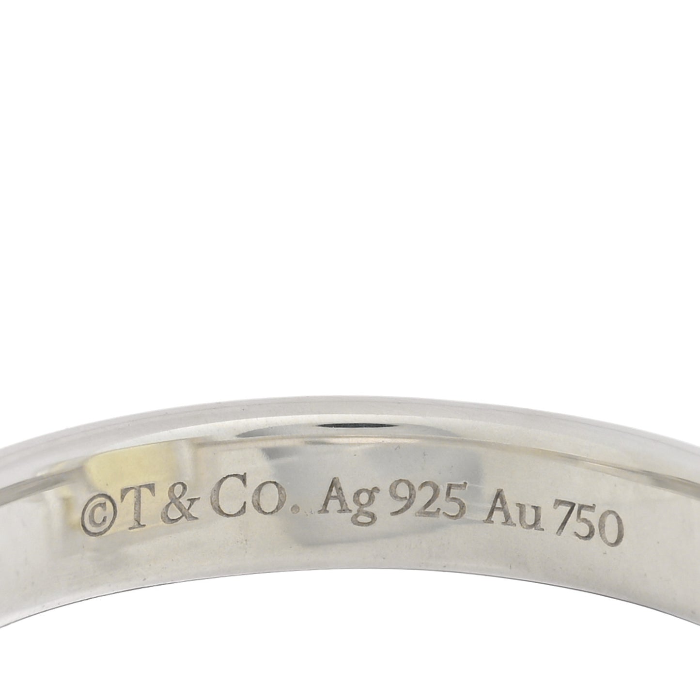Sterling Silver 18K Yellow Gold Yellow Quartz Return to Tiffany Love Bugs Bee Ring 51 5.75