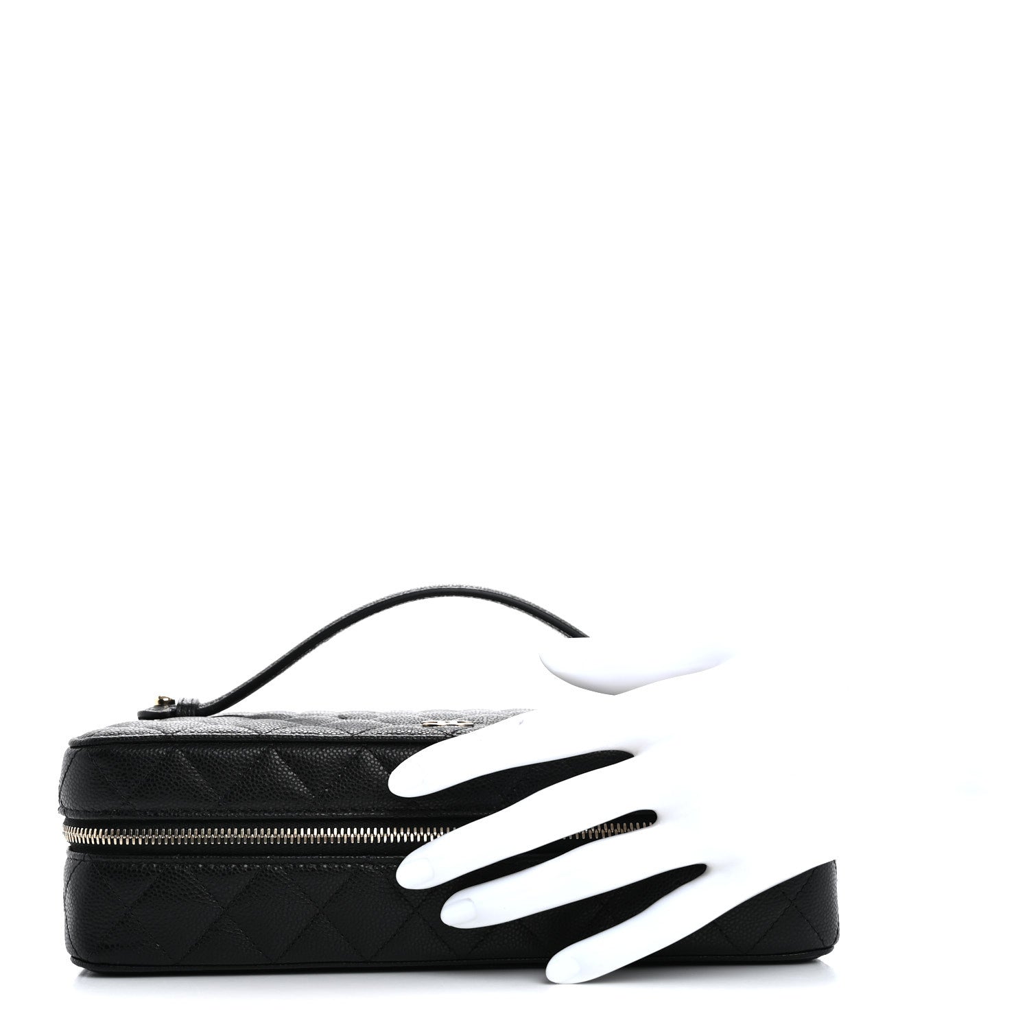 Chanel Caviar Large Jewelry Box Black 2 of 8