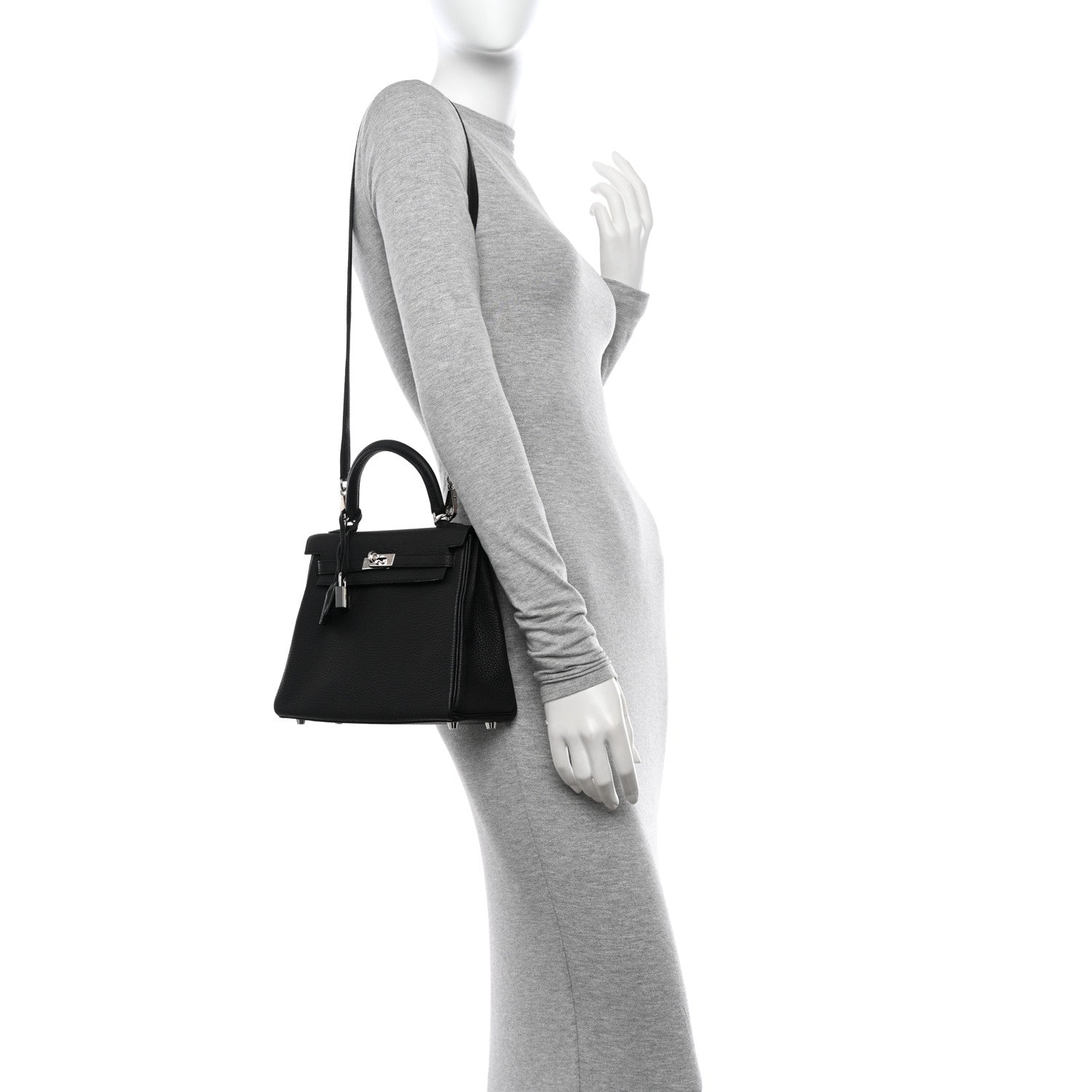 Hermes Togo Kelly Retourne 25 Black 2 of 11