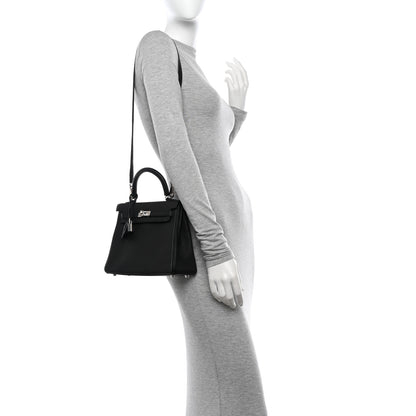 Hermes Togo Kelly Retourne 25 Black 2 of 11