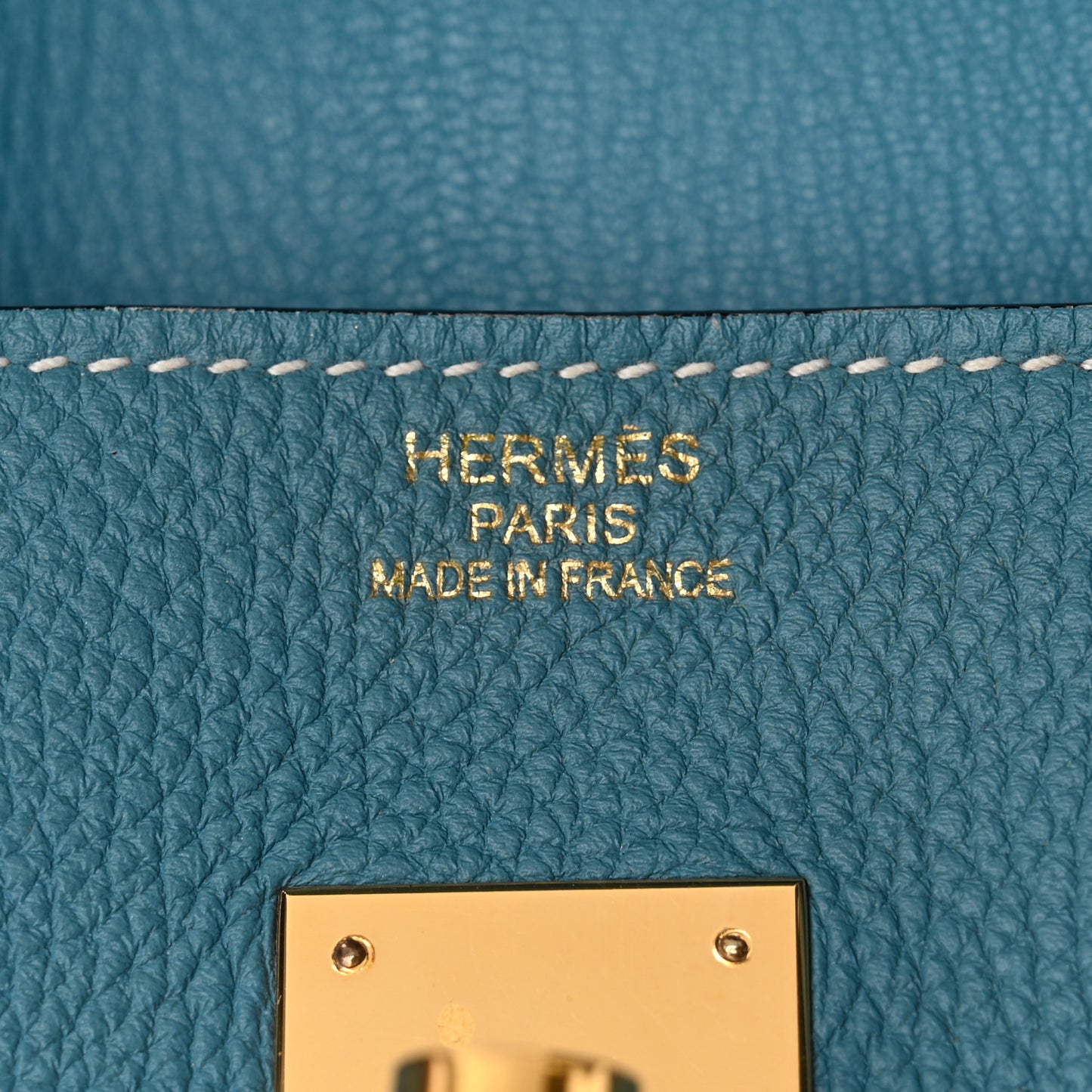 Togo Birkin 35 Blue Jean