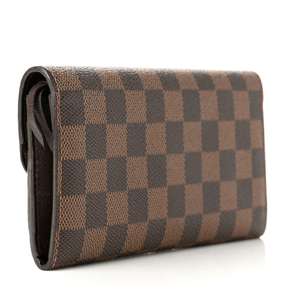 Louis Vuitton Damier Ebene Emilie Wallet 3 of 7