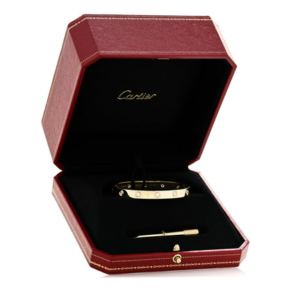 Cartier 18K Yellow Gold 10 Diamond LOVE Bracelet 16 7 of 7