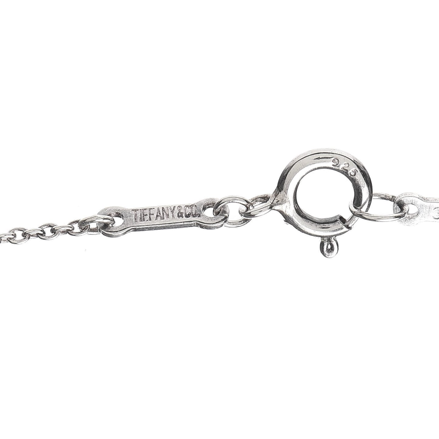 Sterling Silver Elsa Peretti Letter K Pendant Necklace