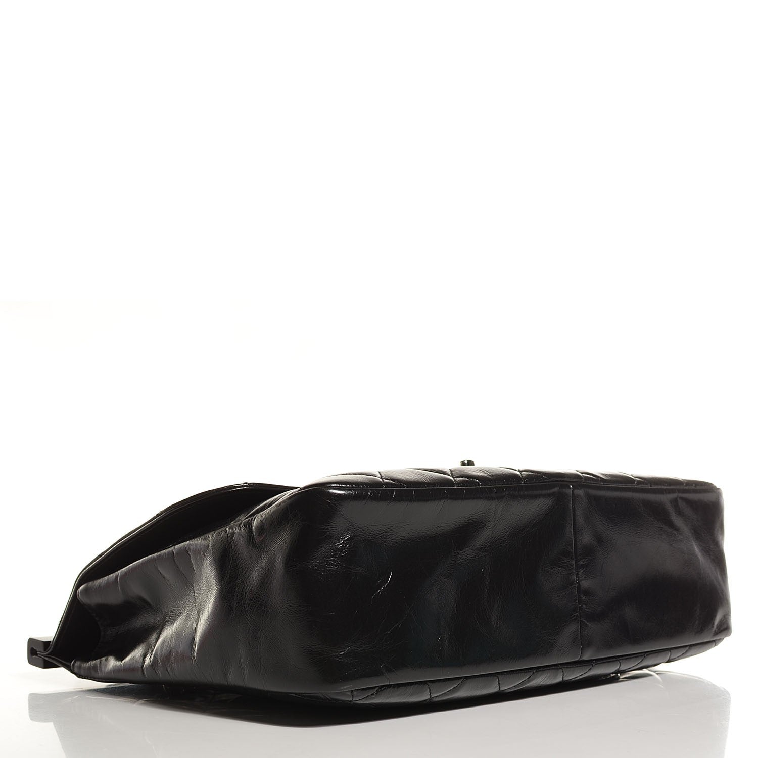 Chanel Glazed Calfskin Small CC Delivery Tote Black 4 of 9
