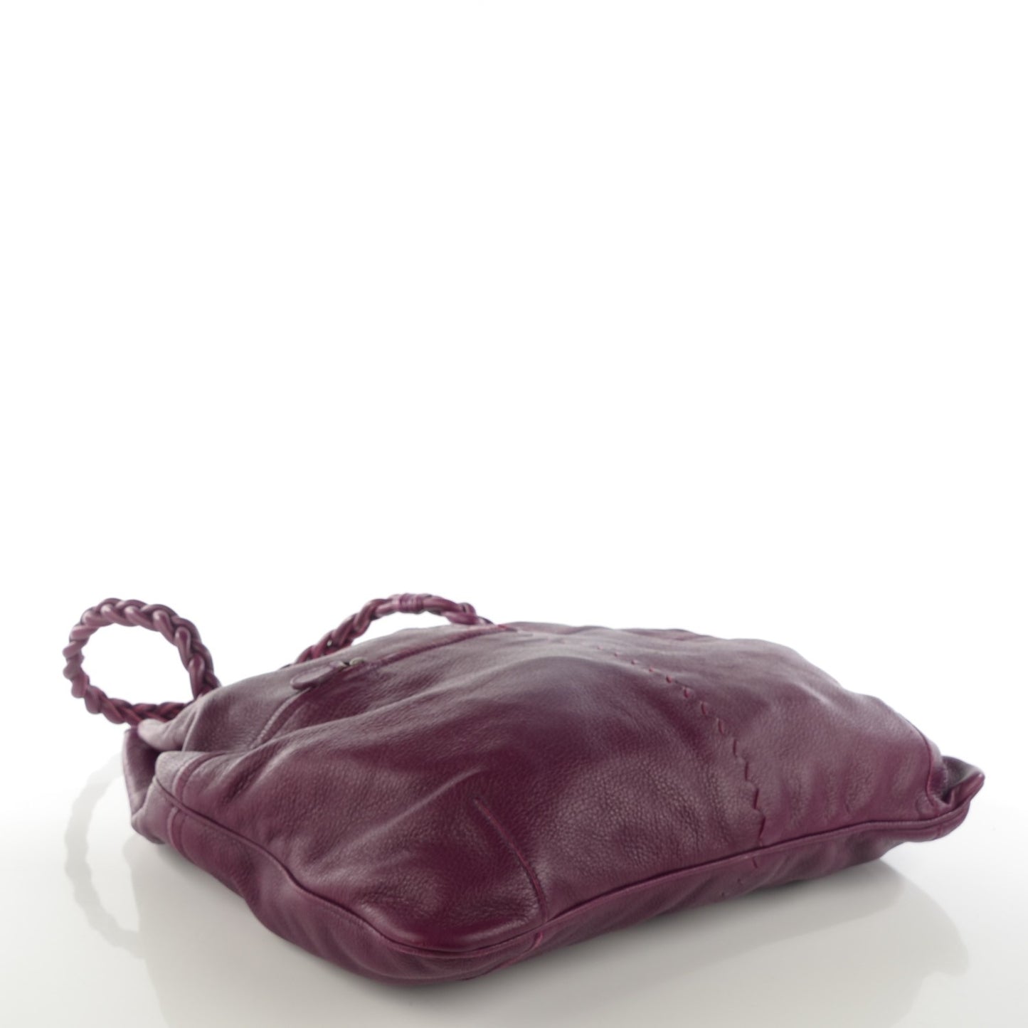 Cervo Deerskin Julie Tote Purple