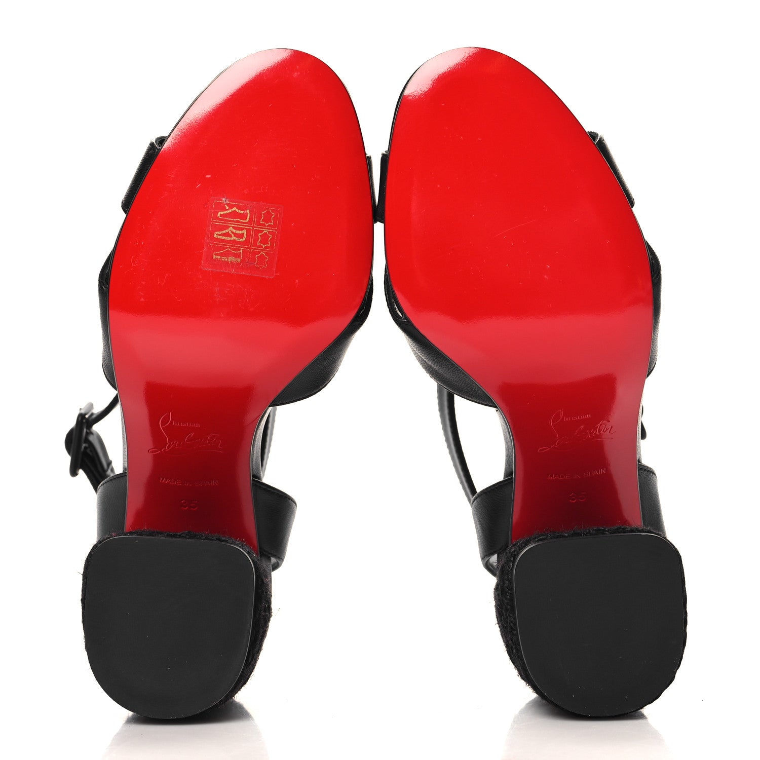 Christian Louboutin Nappa Summer Mariza 85 Sandals 35 Black 6 of 9