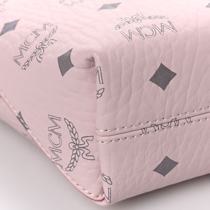MCM Visetos Aren Shoulder Bag Powder Pink 6 of 7