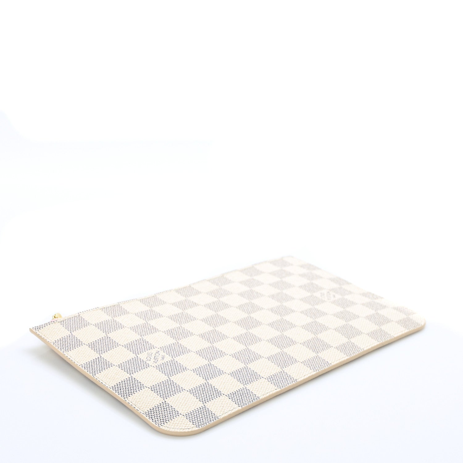 Louis Vuitton Damier Azur Neverfull MM GM Pochette Rose Ballerine 4 of 6